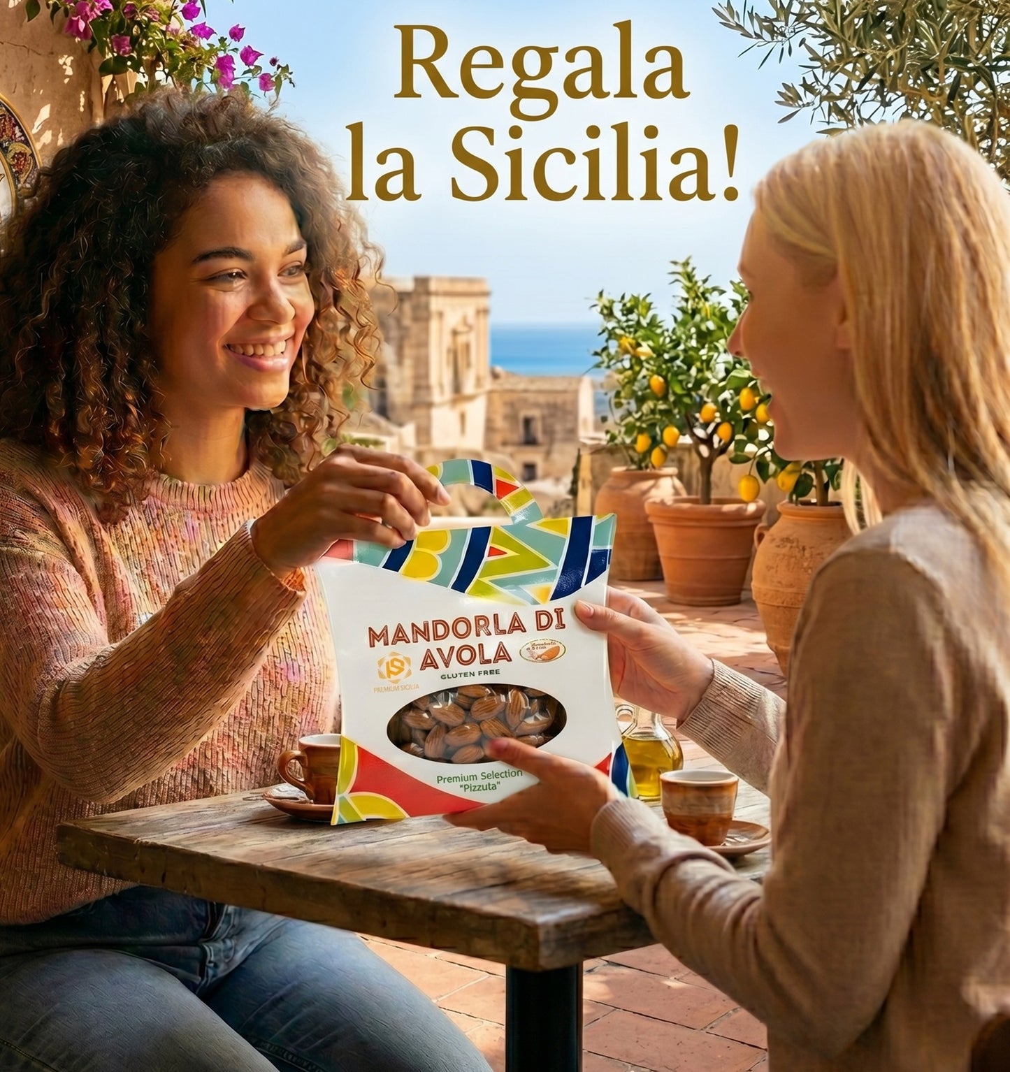 Mandorla di Avola 250 gr.  Borsetta