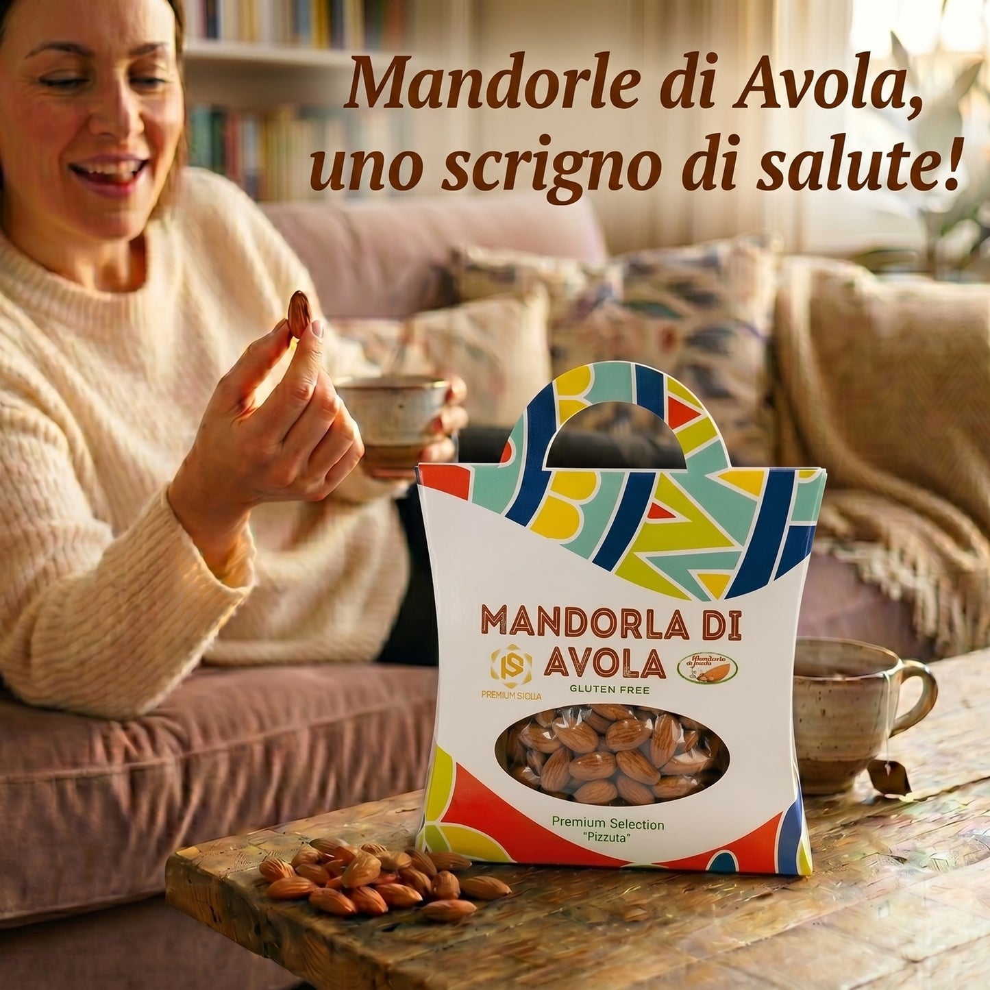 Mandorla di Avola 250 gr.  Borsetta