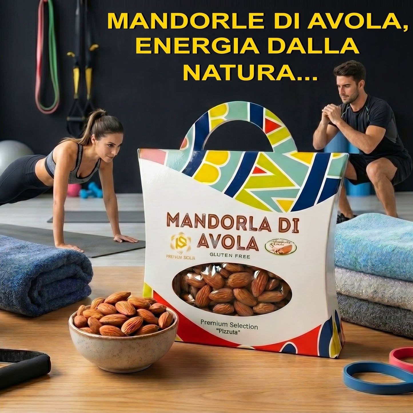 Mandorla di Avola 250 gr.  Borsetta