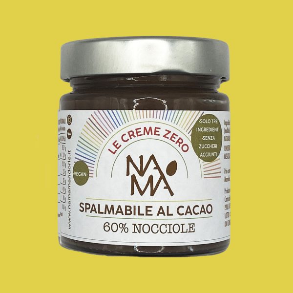 Crema Spalmabile alle Nocciole e Cacao, Senza Zuccheri Aggiunti