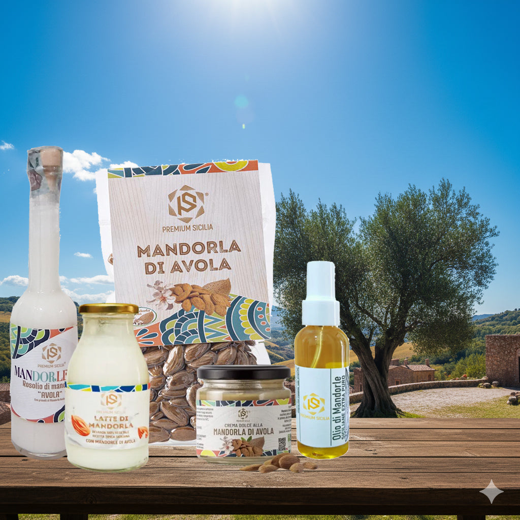 🧡 Box Mandorla Siciliana – Delizie & Liquori Artigianali