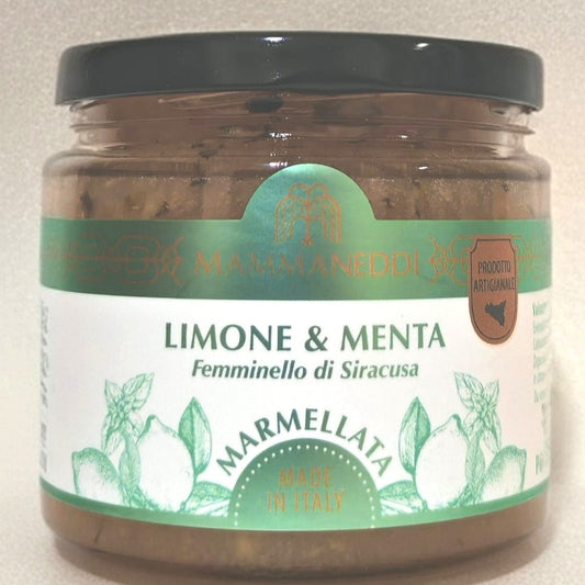 Marmellata di Limone e Menta Siciliana - Freschezza Artigianale 100% Naturale